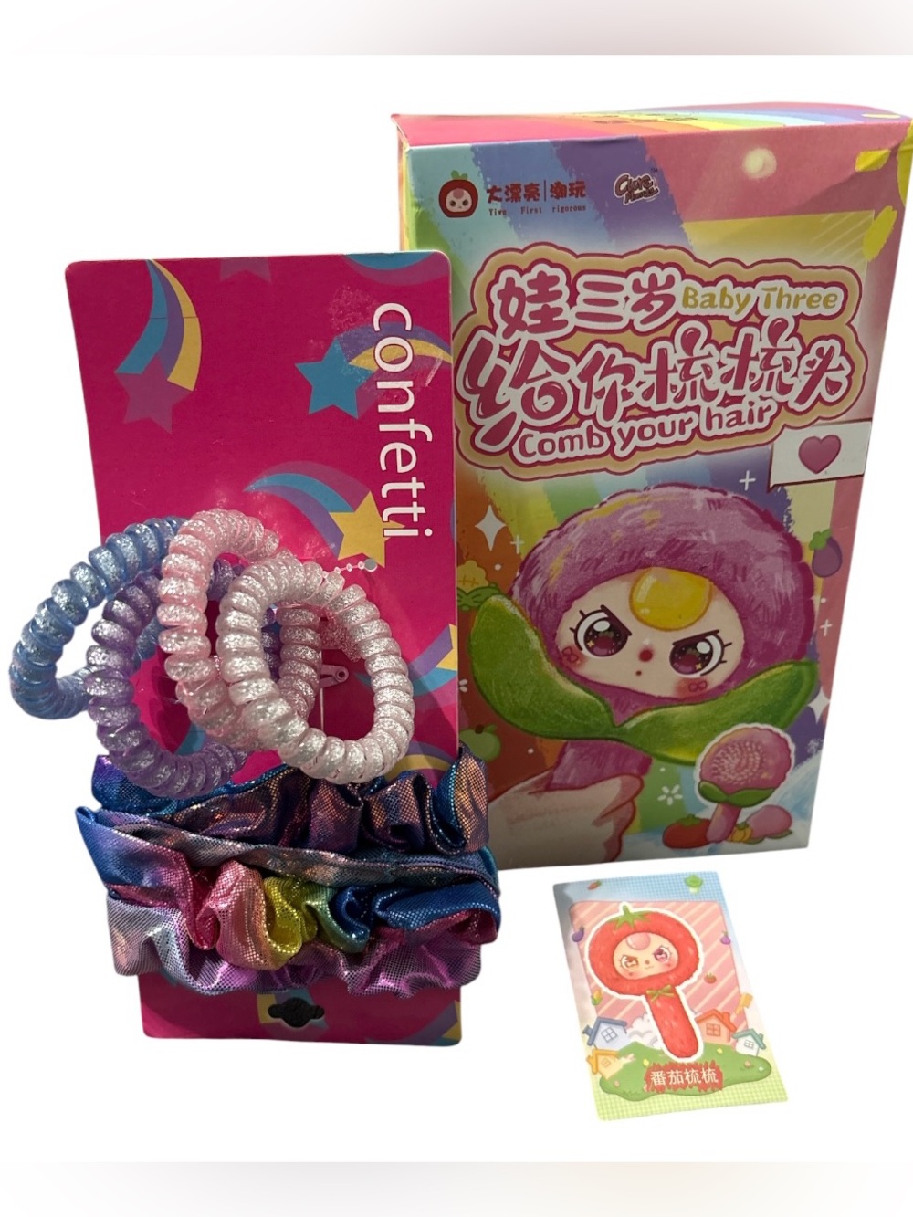 Baby Three Comb & Hair Accessories Bundle